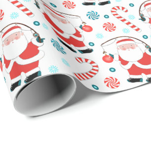 Creatieve Vissen Kerstvakantie Cadeaupapier