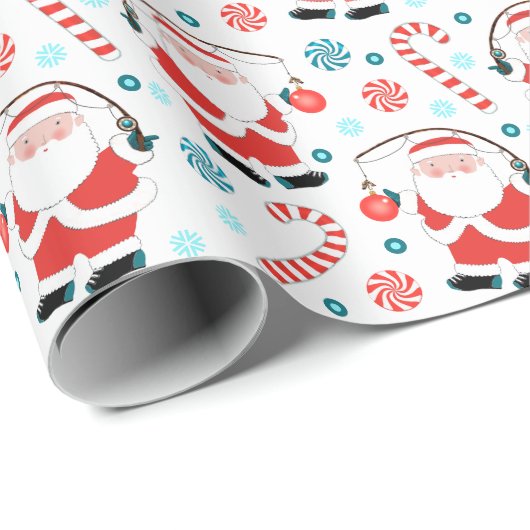 Creatieve Vissen Kerstvakantie Cadeaupapier (Rol Hoek)