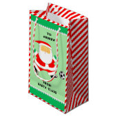 Creatieve Voetbal Kerst Kleine Cadeautas (Voorkant Gekanteld)