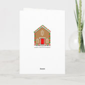 Creatieve Voetbal Kerstmis Feestdagen Kaart (Achterkant)