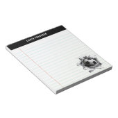 Creatieve Voetbal Notitieblok (Schuin)