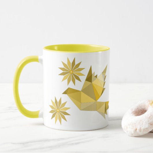 CREATIEVE VOGEL BEKER VOOR CADEAU MOK (Met donut)