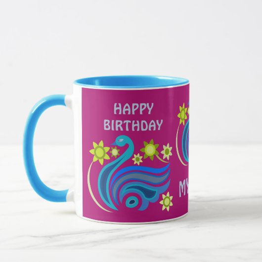 CREATIEVE VOGEL BEKER VOOR CADEAU MOK (Links)