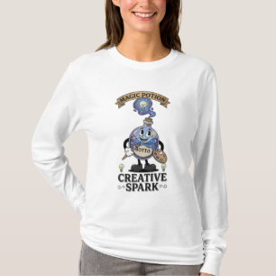 Creatieve Vonk Magische Drank Retro Kunstenaar Mas T-shirt