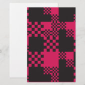 creatieve vorm van vierkant blok briefpapier (Voorkant / Achterkant)