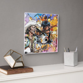 Creatieve wandklok van Nickys Creative Art