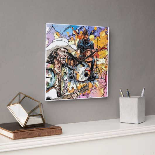 Creatieve wandklok van Nickys Creative Art (Kantoor)