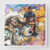 Creatieve wandklok van Nickys Creative Art (Voorkant)