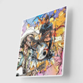 Creatieve wandklok van Nickys Creative Art (Hoek)