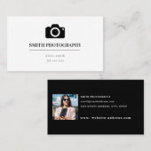 Creatieve Waterverf camerafotografie Visitekaartje (Voorkant / Achterkant)