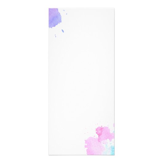 Creatieve Waterverf oogmake-up artiest Reclamekaart (Achterkant)