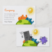 Creatieve wereld visitekaartje (Voorkant / Achterkant)