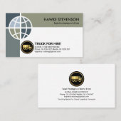 Creatieve wereldwijde importverbindingen visitekaartje (Voorkant / Achterkant)