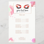 Creatieve Wimpernagels met Eigen Tekst Flyer (Voorkant)