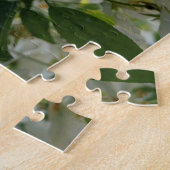 Creatieve witte bloesem boom foto legpuzzel (Zijkant)