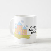 Creatieve Zandkasteel Bouwer Koffiemok (Voorkant links)