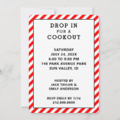 Creatieve zomer BBQ Cookout Party Uitnodigingen (Achterkant)