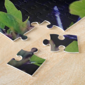 Creatieve zonsopgang bossen waterfoto puzzel (Zijkant)