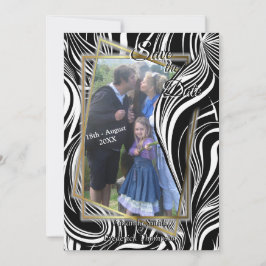 Creatieve zwart-wit naadloze abstracts kaart