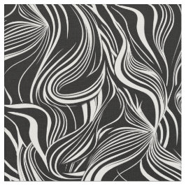 Creatieve Zwarte en Witte Naadloze Abstracts Stof
