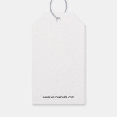 Creatieven Modern Handgemaakt Product Label Cadeaulabel (Achterkant)