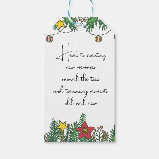 Creating Memories Around The Tree Cadeaulabel (Voorkant)