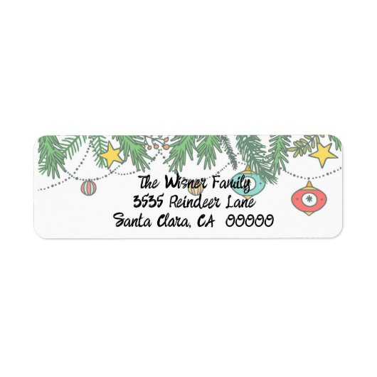 Creating Memories around the Tree Etiket (Voorkant)