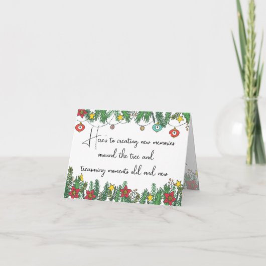 Creating Memories Around the Tree Feestdagen Kaart (Voorkant)