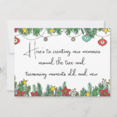 Creating Memories Around the Tree Feestdagenkaart (Voorkant)