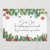 Creating Memories Around the Tree Save The Date (Voorkant / Achterkant)