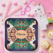 Creating my Dream with a name or a word Papieren Bordje (Feest)