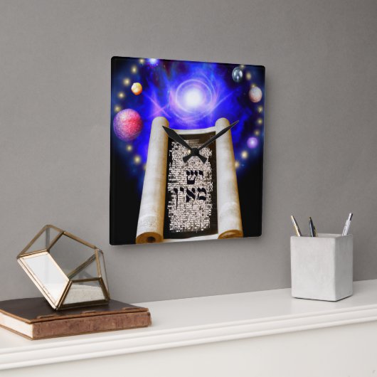 Creatio Ex Nihilo Vierkante Klok (Kantoor)