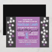 CREATION Bar Bat Mitzvah Uitnodiging (Voorkant / Achterkant)