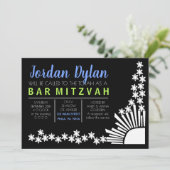 CREATION Bar Bat Mitzvah Uitnodiging (Staand voorkant)