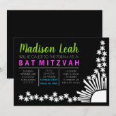 CREATION Bar Bat Mitzvah Uitnodiging (Voorkant / Achterkant)