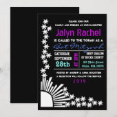 CREATION Bar Bat Mitzvah Uitnodiging (Voorkant / Achterkant)