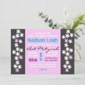 CREATION Bar Bat Mitzvah Uitnodiging (Staand voorkant)