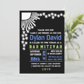 CREATION Bar Bat Mitzvah Uitnodiging (Staand voorkant)