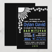 CREATION Bar Bat Mitzvah Uitnodiging (Voorkant / Achterkant)
