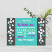 CREATION Bar Bat Mitzvah Uitnodiging (Staand voorkant)