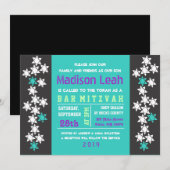 CREATION Bar Bat Mitzvah Uitnodiging (Voorkant / Achterkant)