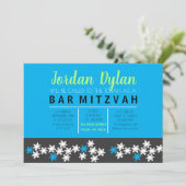 CREATION Bar Bat Mitzvah Uitnodiging (Staand voorkant)