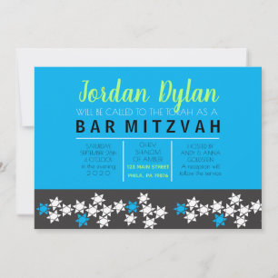 CREATION Bar Bat Mitzvah Uitnodiging