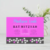 CREATION Bar Bat Mitzvah Uitnodiging (Staand voorkant)