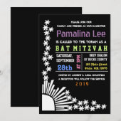 CREATION Bar Bat Mitzvah Uitnodiging (Voorkant / Achterkant)