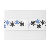 CREATION Bat Bar Mitzvah Invitation Band Wrap Uitnodigingen Wikkel (Achterkant Voorbeeld)