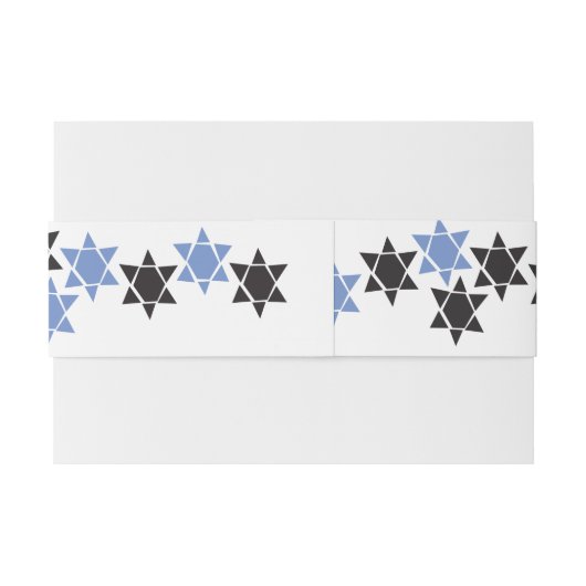 CREATION Bat Bar Mitzvah Invitation Band Wrap Uitnodigingen Wikkel (Achterkant Voorbeeld)