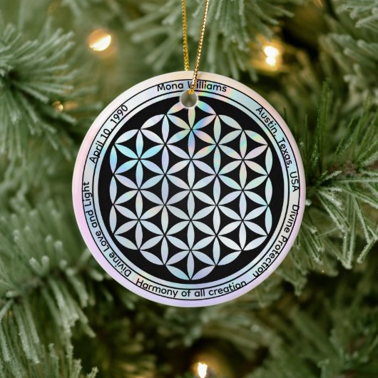 Creation Harmony Symbol Keramisch Ornament (Boom)