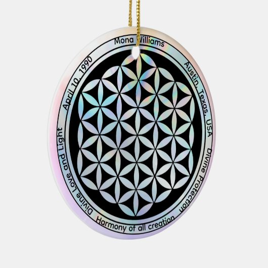 Creation Harmony Symbol  Keramisch Ornament (Rechts)