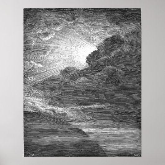 Creation of Light, by Gustave Doré Poster (Voorkant)